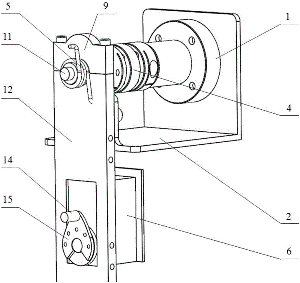 Jet-vane simple load simulation and testing device for thrust vector engine