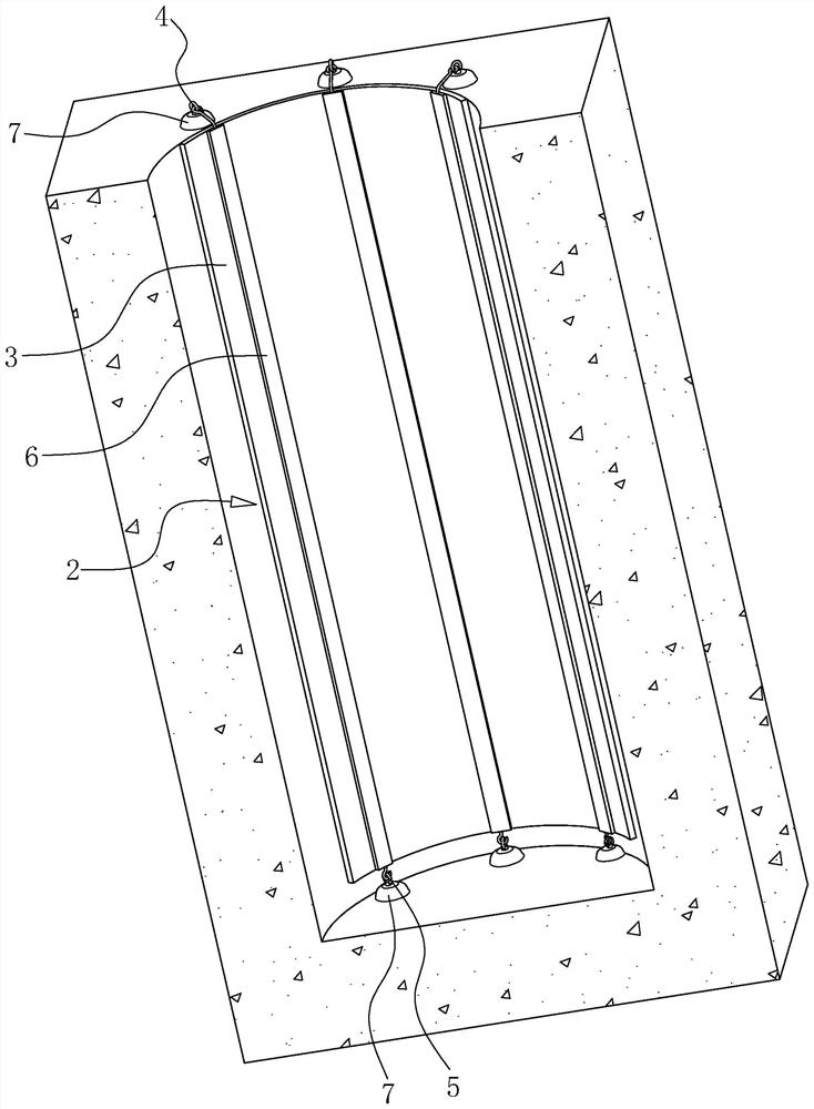 A detection method for the position of the leakage point of the underground concrete diaphragm wall