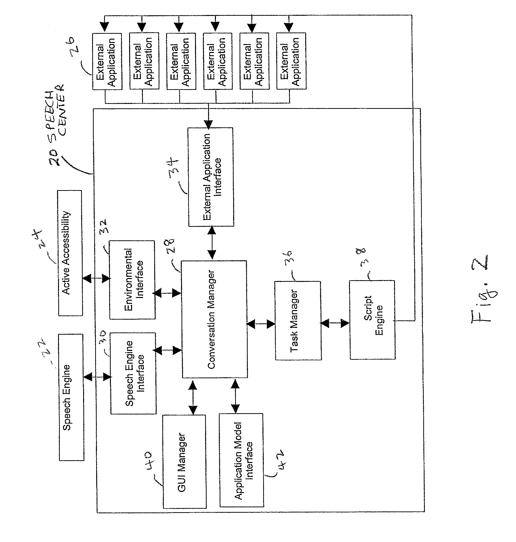 System and method for determining utterance context in a multi-context speech application