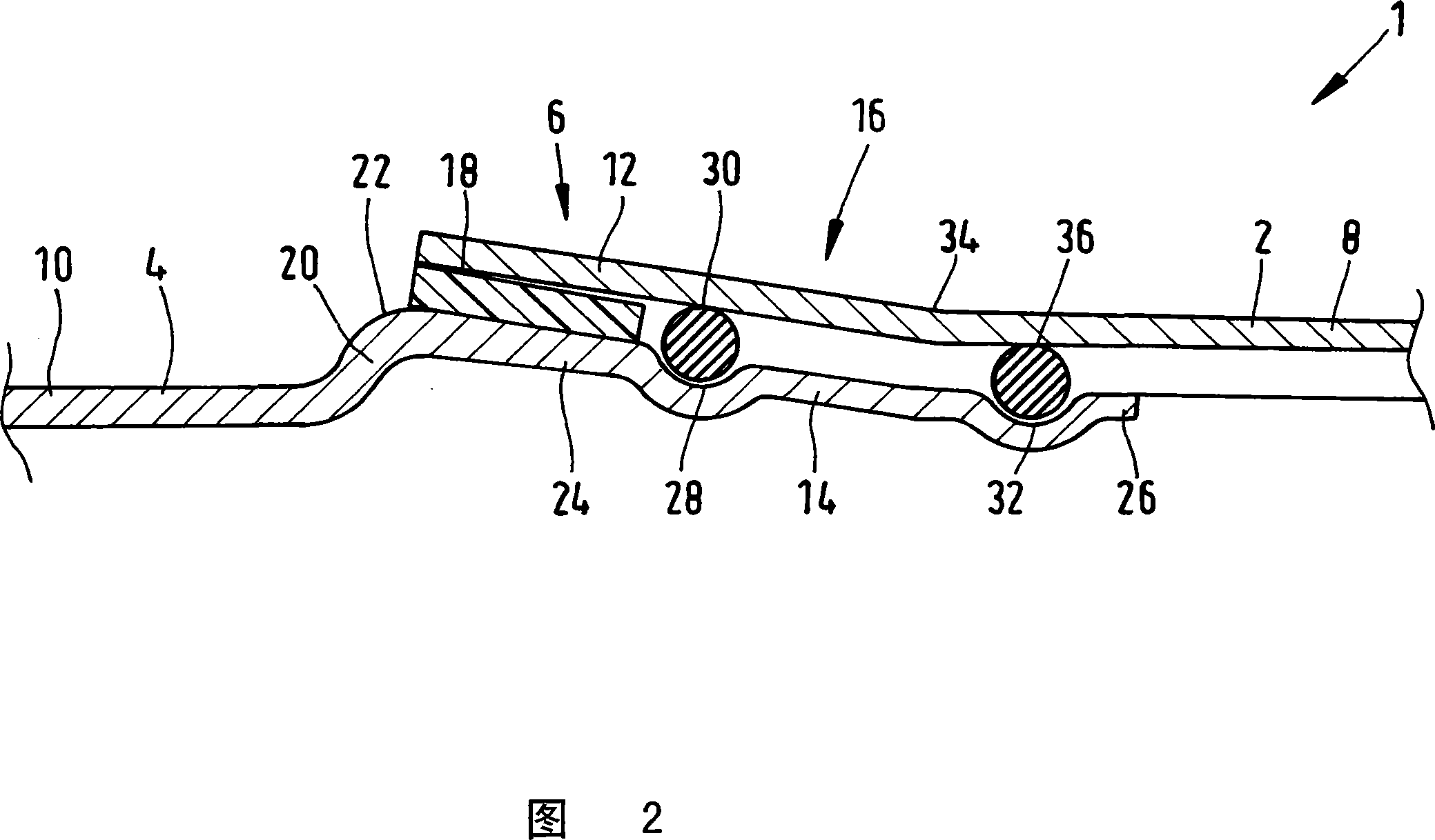 Container in automobile