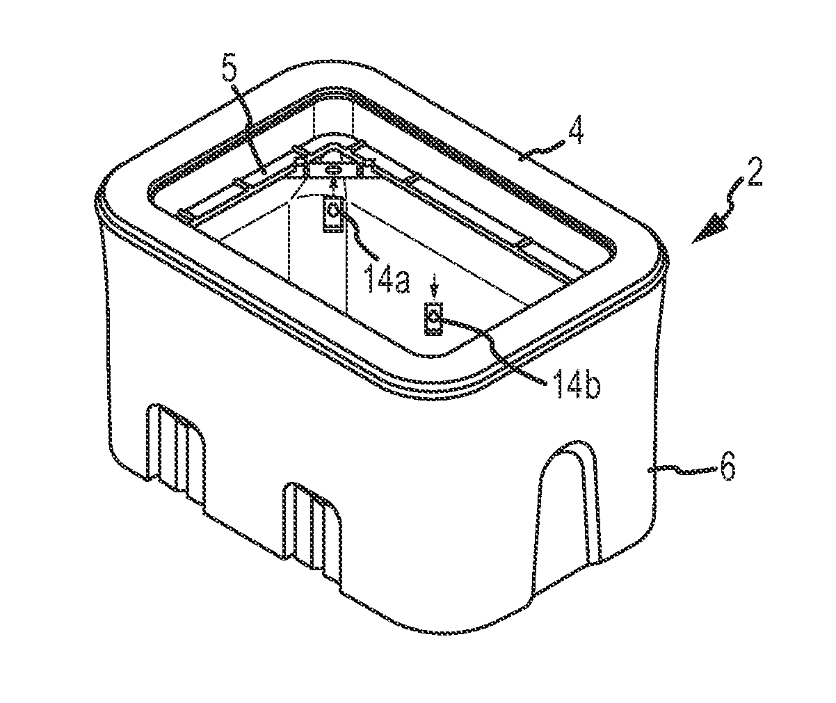 Locking subgrade vault