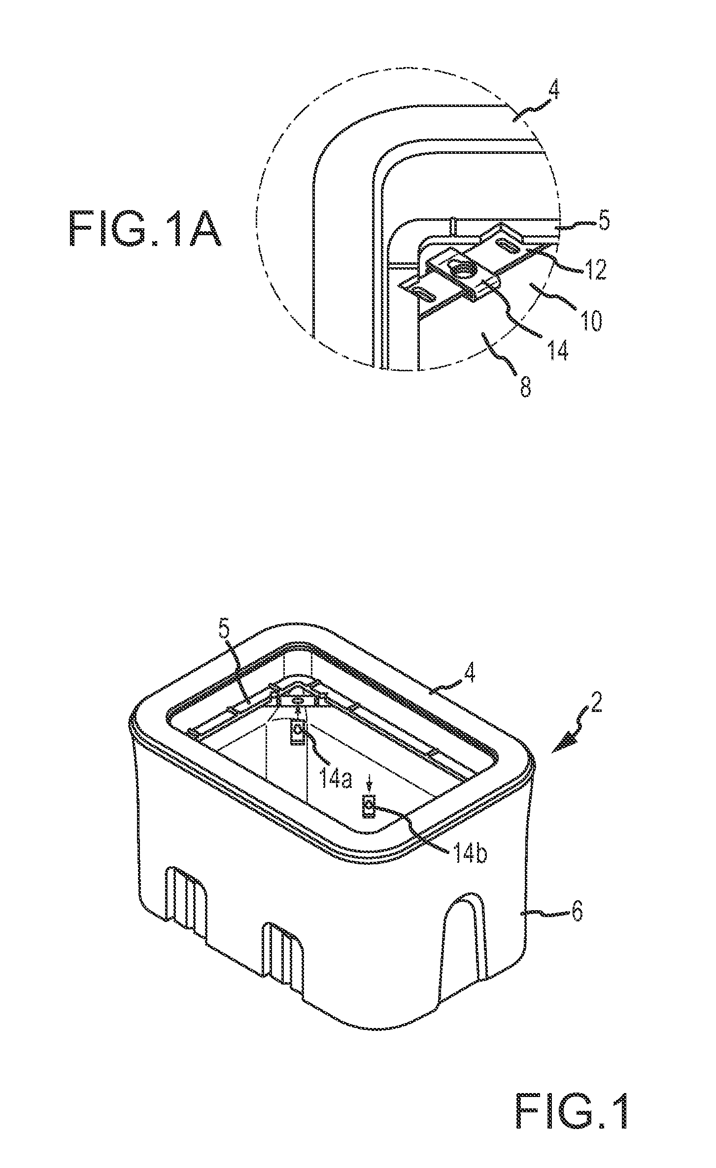 Locking subgrade vault