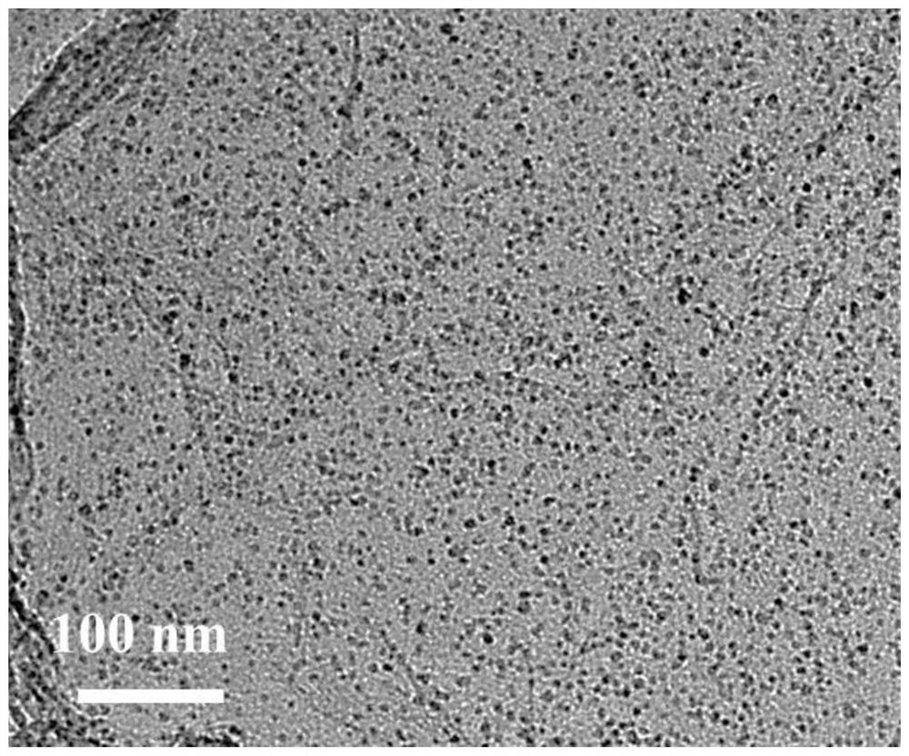 Preparation method of graphene-loaded ultra-small palladium-copper nano-dot high-performance formic acid catalytic oxidant and its products and applications