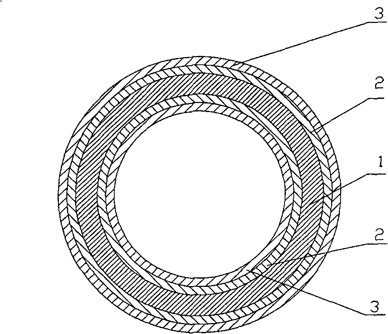 Anticorrosion pipe provided with alloy layers