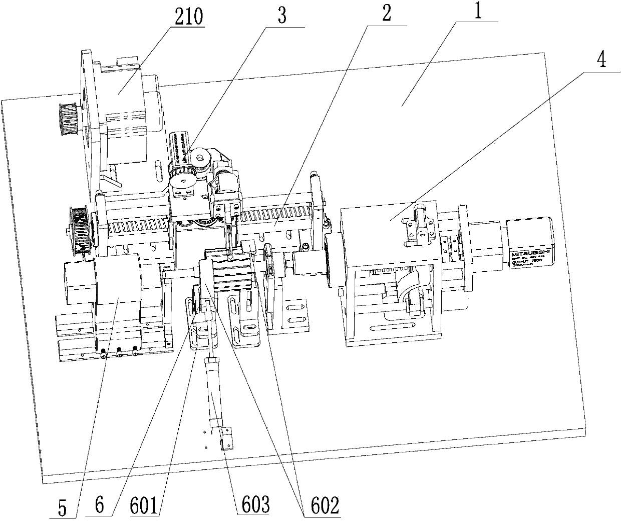 Winding mechanism of direct-current motor rotor