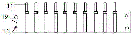 Electric energy meter hanging support with plugging type conjunction box