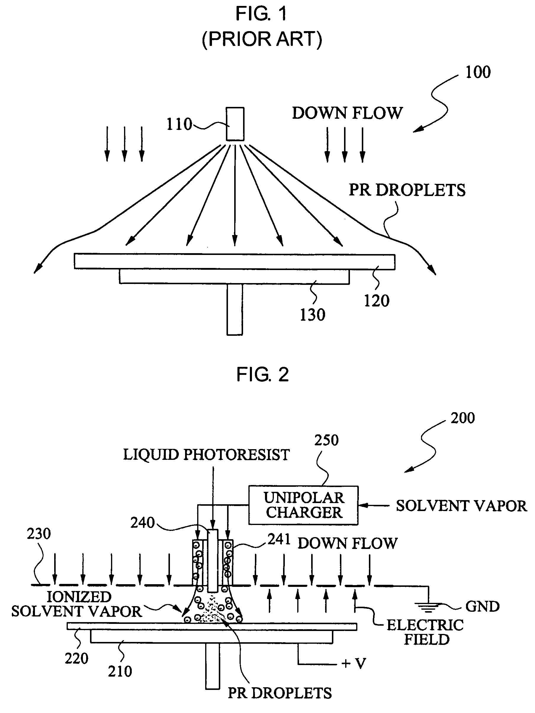 Photoresist coating apparatus, medium, and method efficiently spraying photoresist