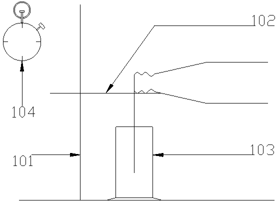 Test device for measuring stability of beer foam