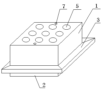 Method for preparing pavement combination pasting block