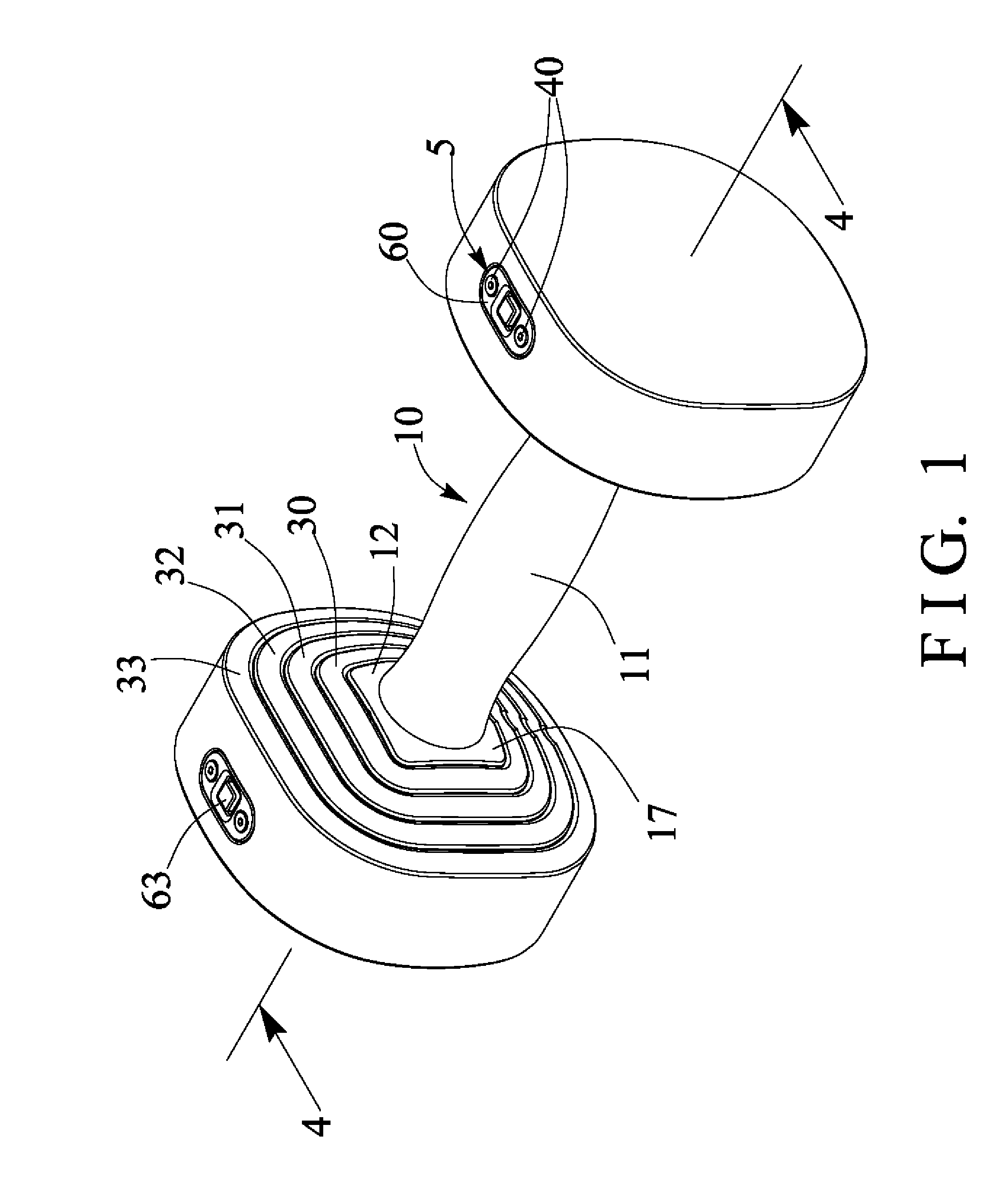 Adjustable dumbbell