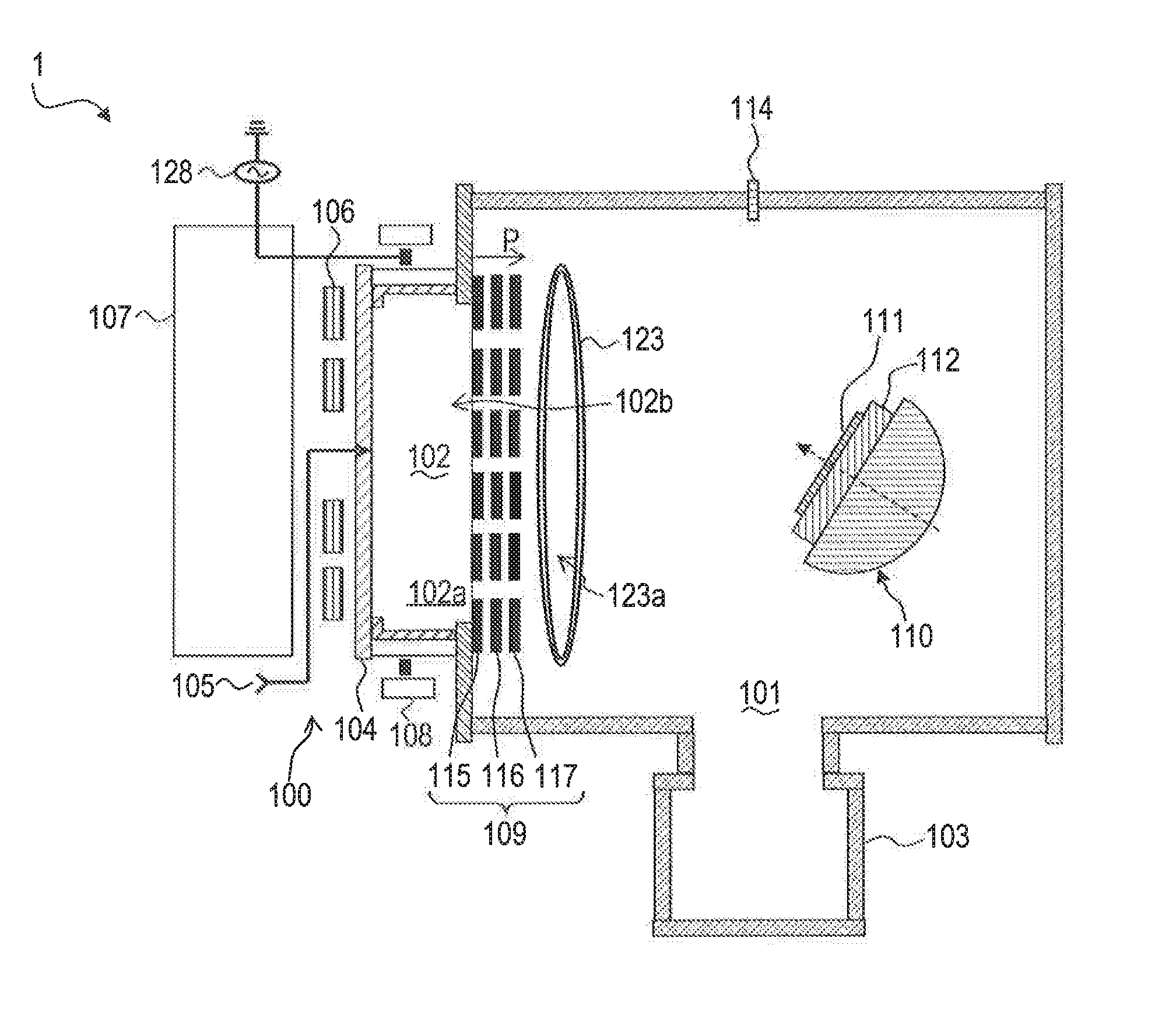 Ion beam etching apparatus and ion beam generator