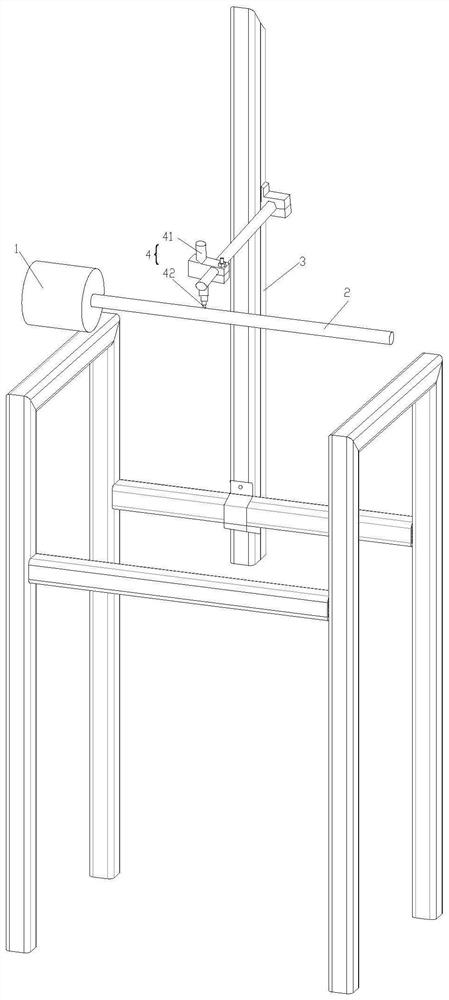 Glass fiber sleeve coloring process and equipment