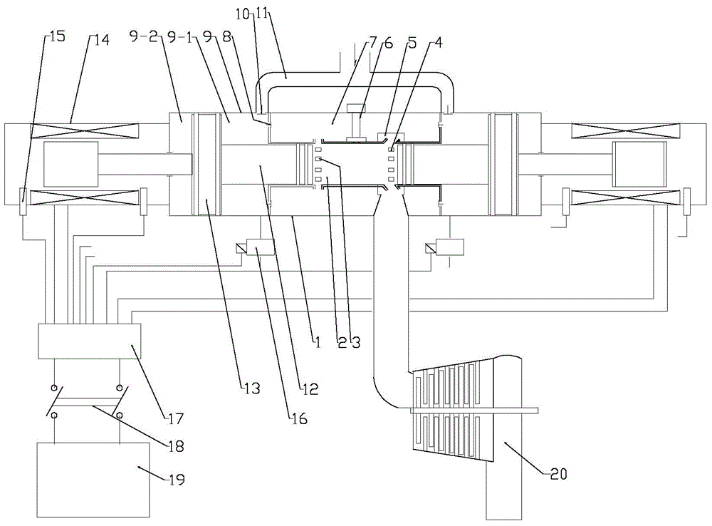 Electric-started free piston engine