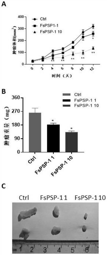 Application of purple sweet potato polysaccharide in the preparation of anti-lung cancer drugs