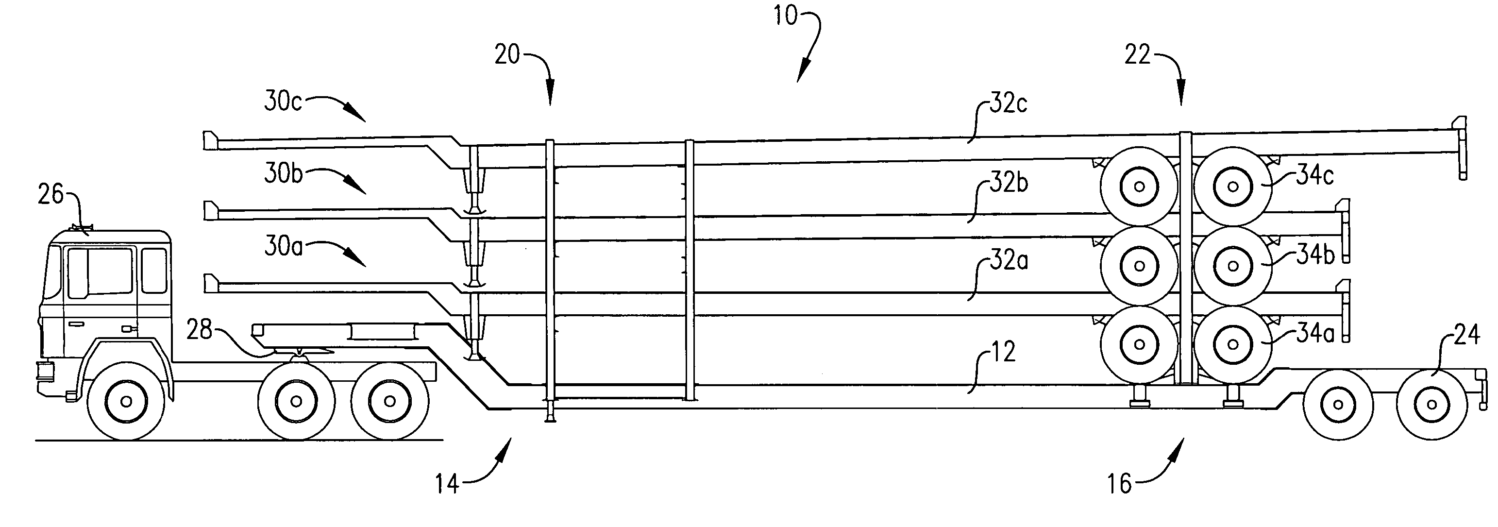 Apparatus and method for transporting chassis