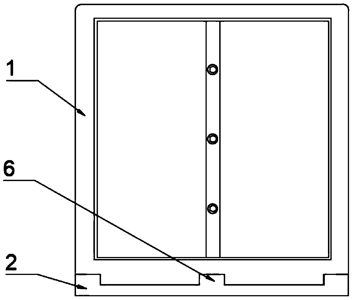 Quick-mounting type refrigerated truck carriage and mounting method thereof