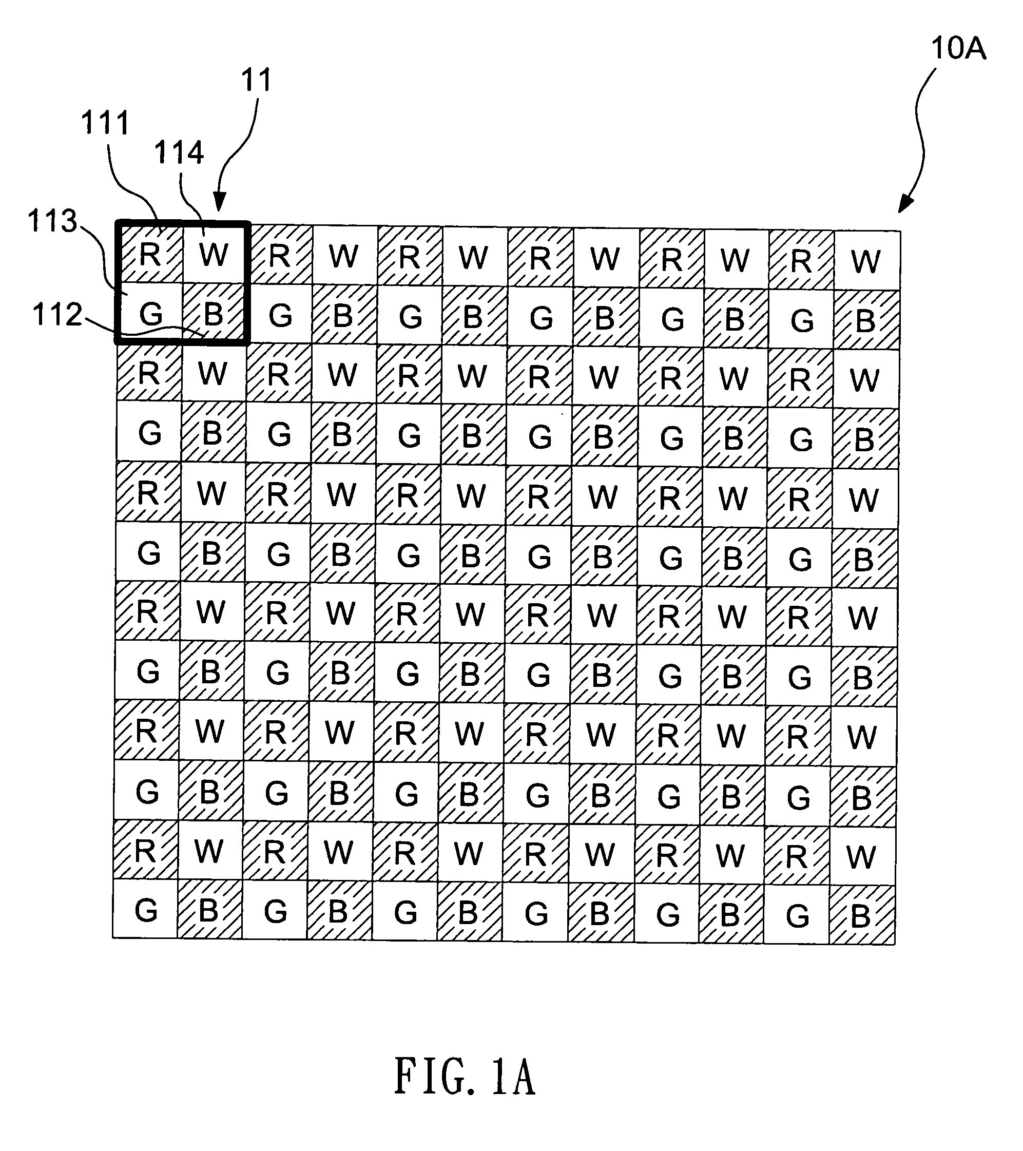 Display and weighted dot rendering method