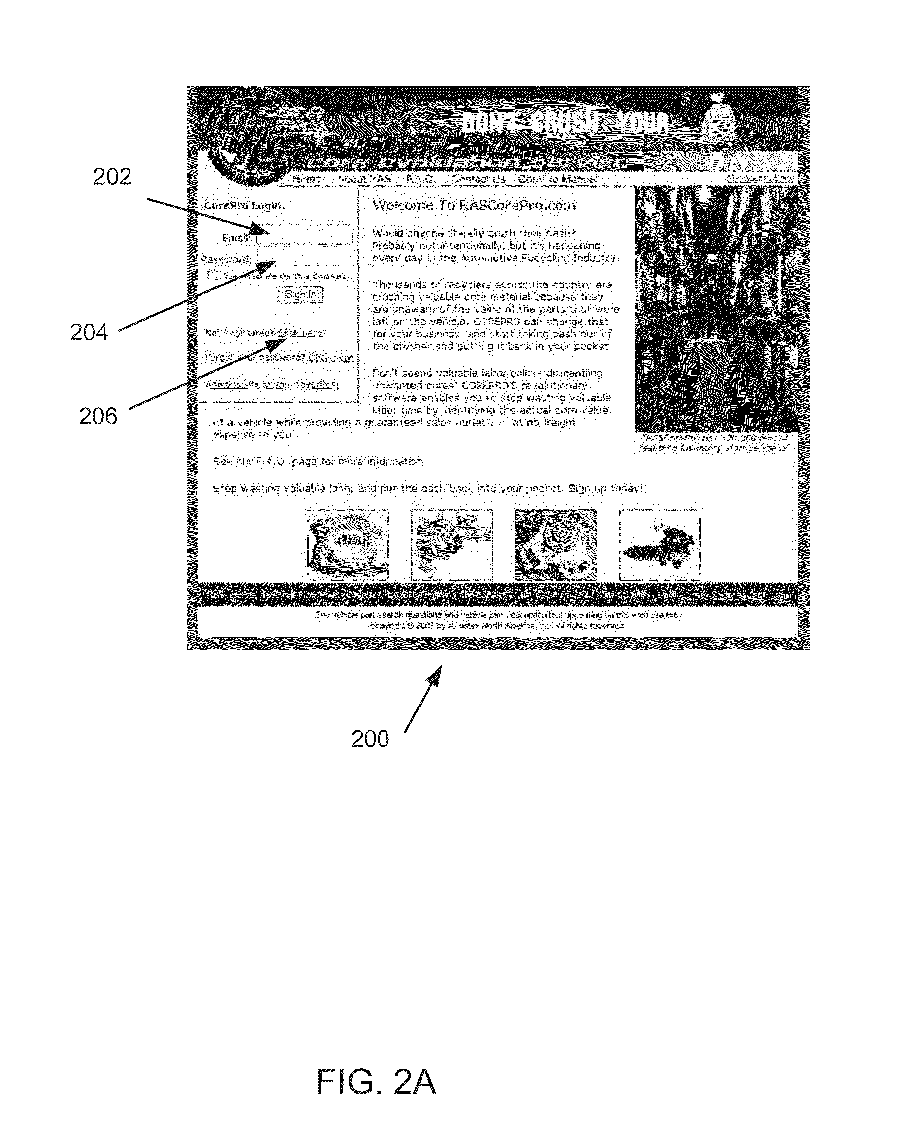 Automotive core fulfillment system and method