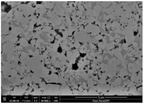 Preparation method of WC-based hard alloy with high-entropy powder as binder