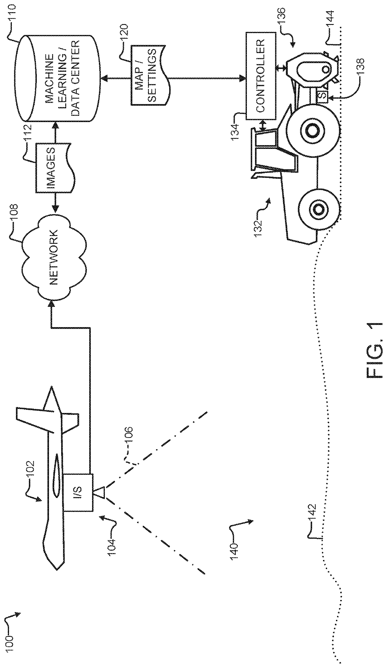 Geographic coordinate based setting adjustment for agricultural implements