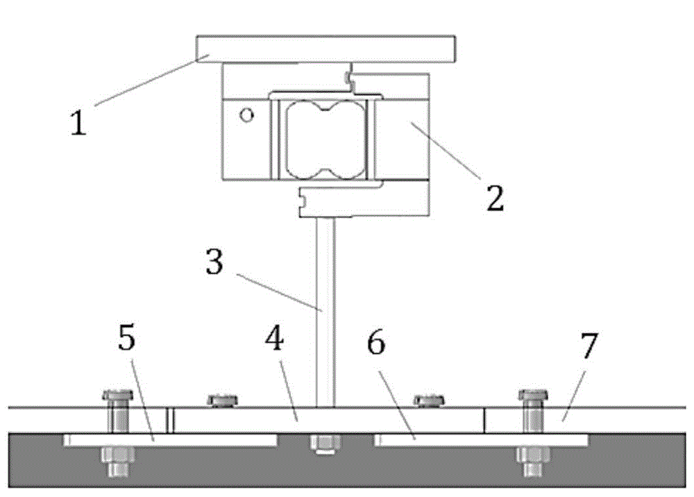 Non-contact force measuring device and non-contact force measuring method