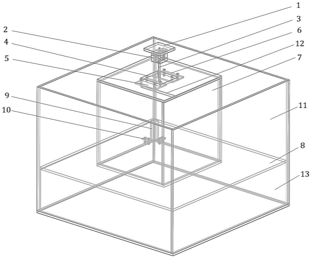 Non-contact force measuring device and non-contact force measuring method