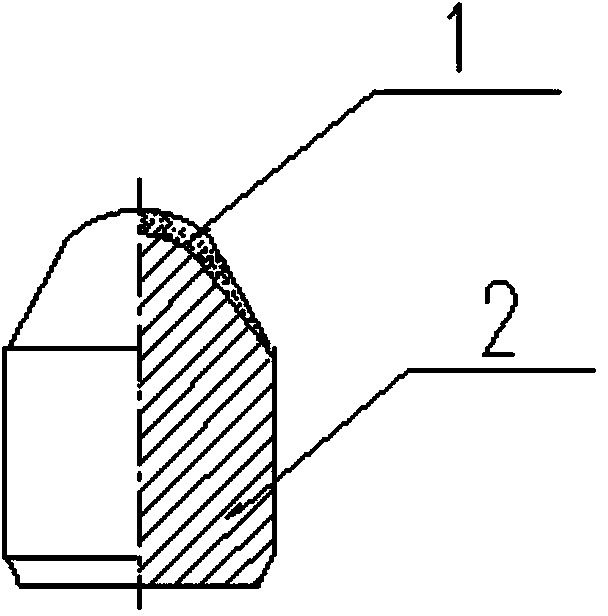 Microwave sintering method for hard alloy