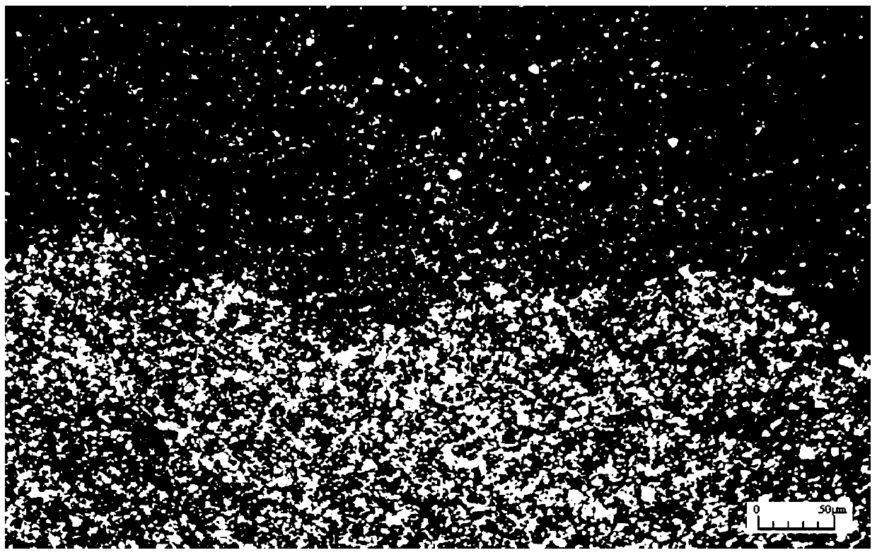 Microwave sintering method for hard alloy