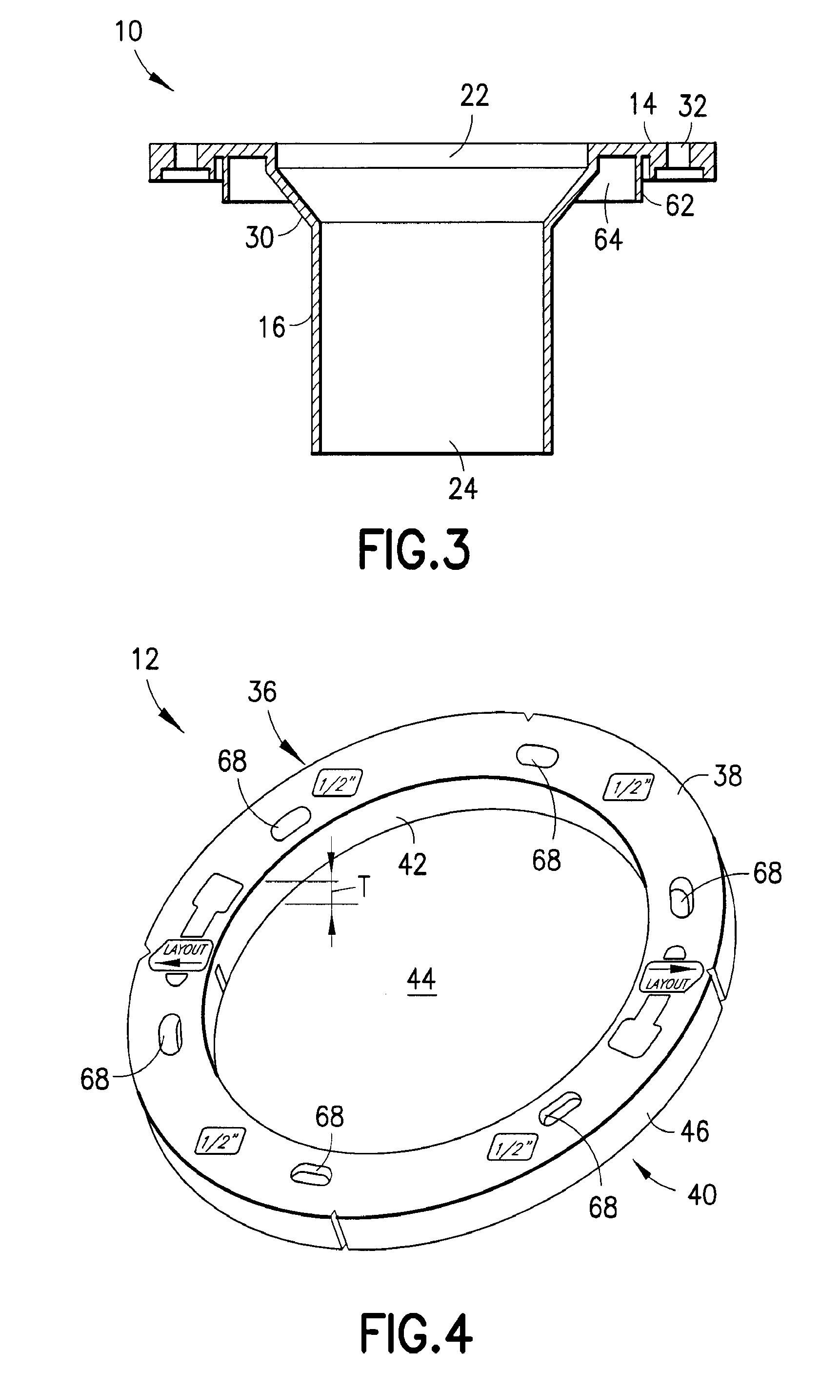 Closet flange system for existing installation