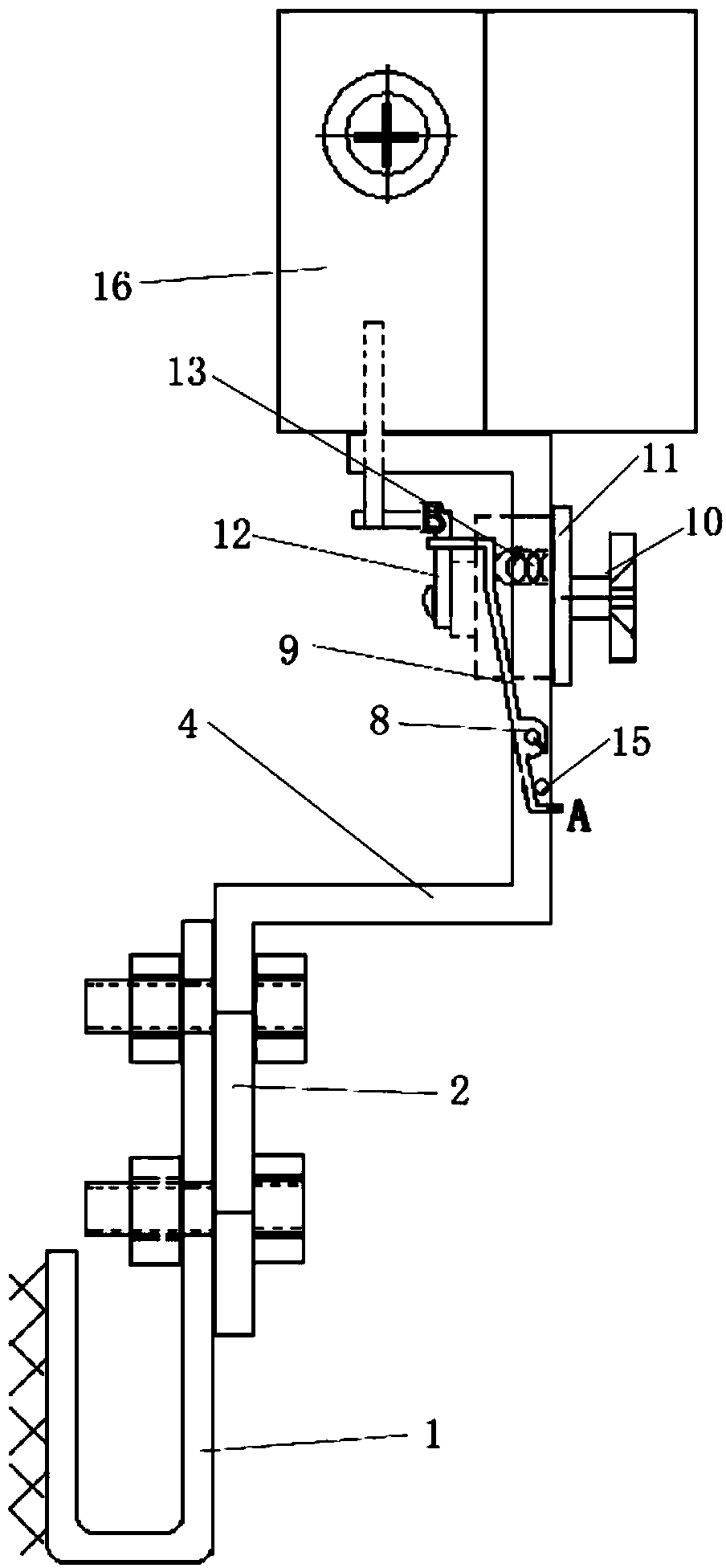 Grounding sequence lock