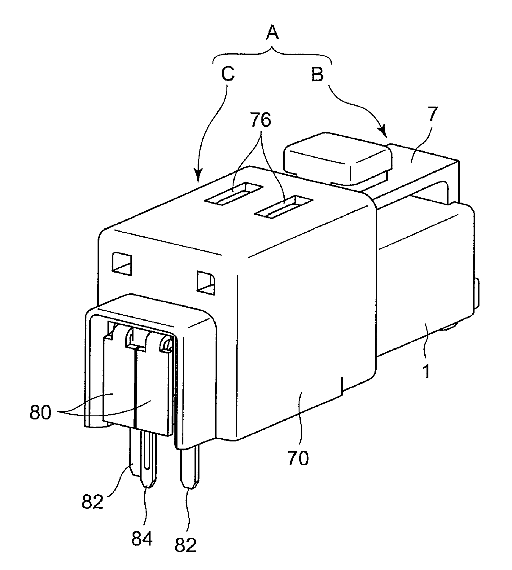 Pressing terminal and terminal pressing device