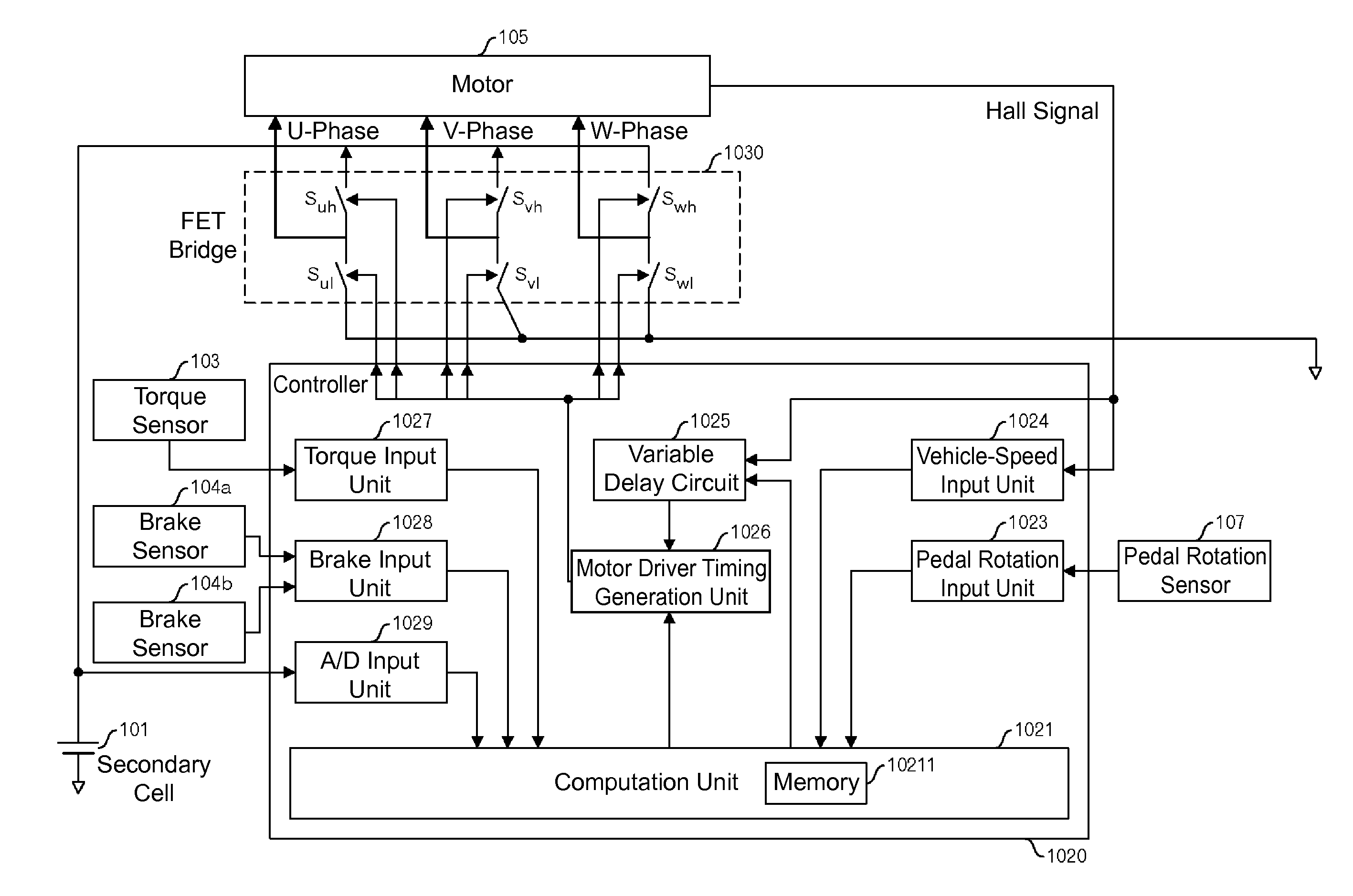 Controller for driving a motor, and electric power assisted vehicle