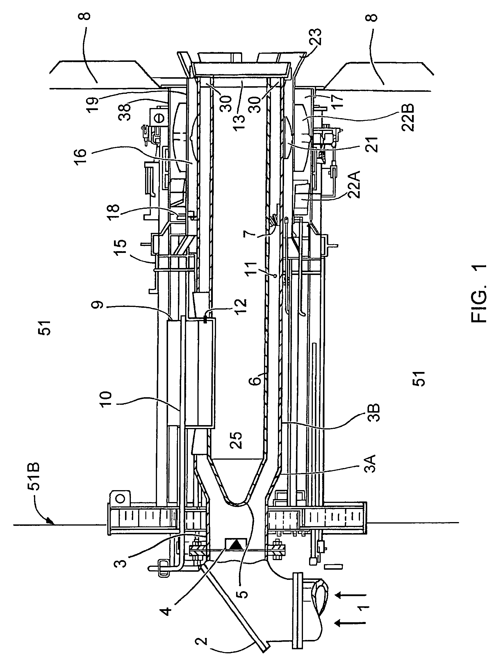 Burner with center air jet