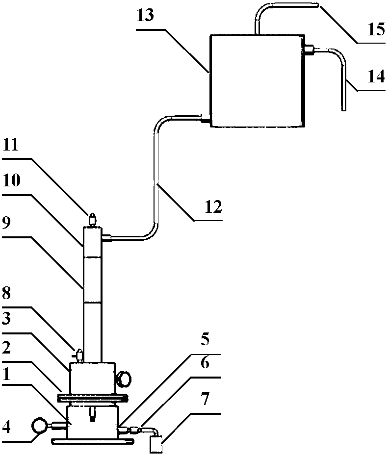 Constant-head multidirectional seepage test device for bituminous mixture