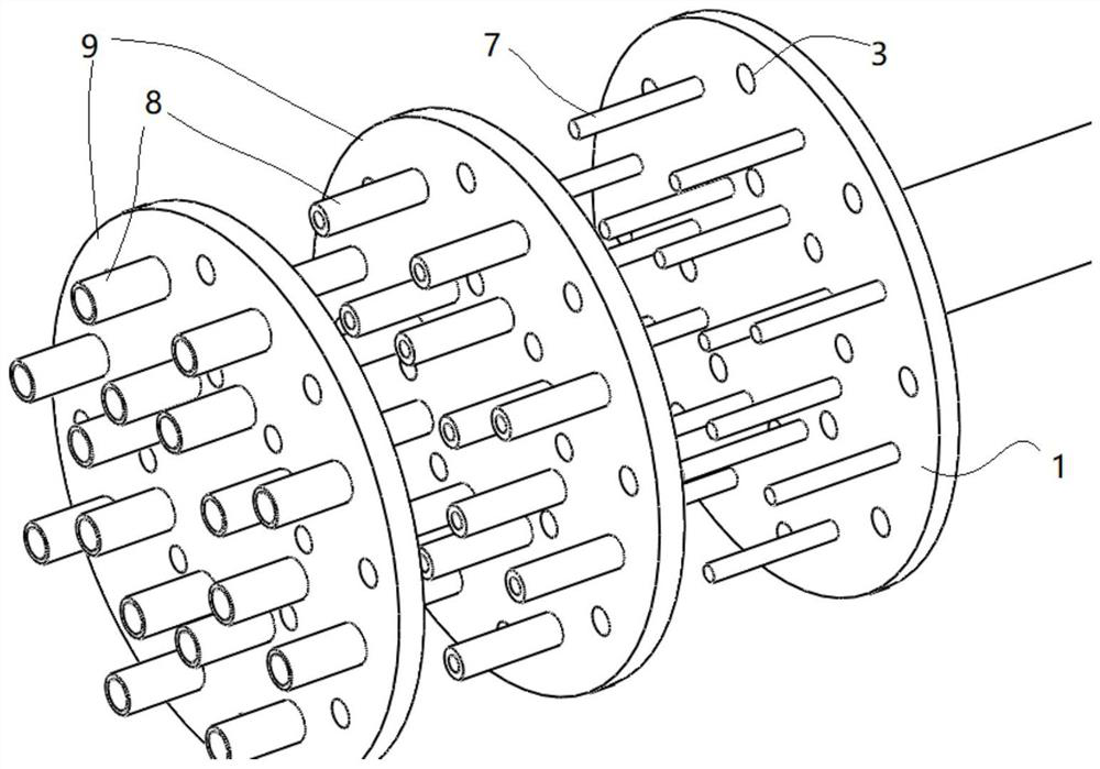 A stamping die set and its working method