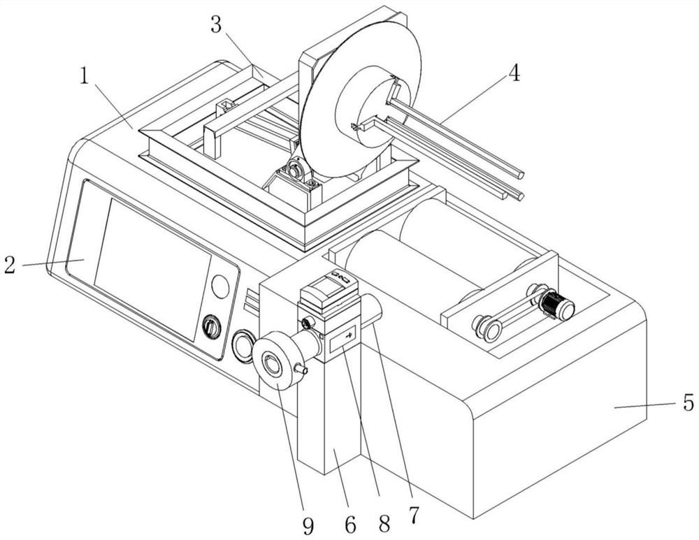 Power cable unwinding device