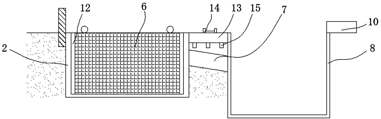 Treating method of heavy pollution river water