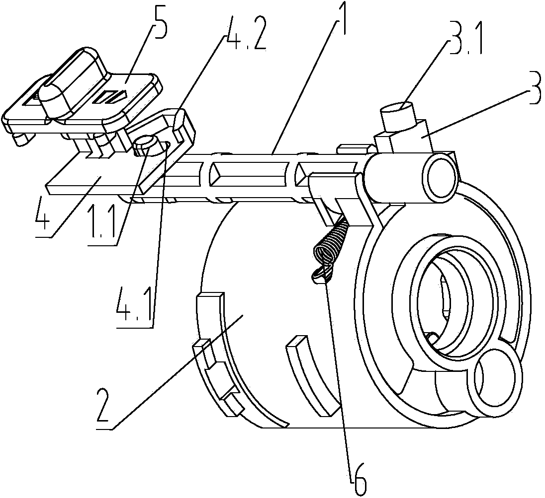 Electric tool push rod assembly