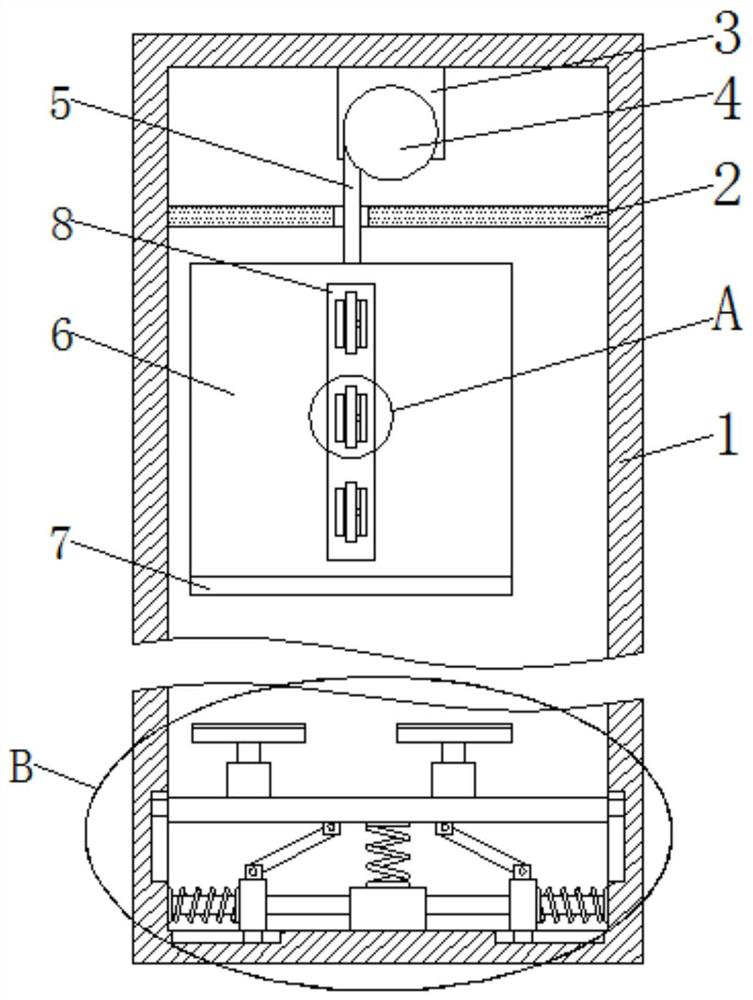 A shock-absorbing and noise-proof elevator