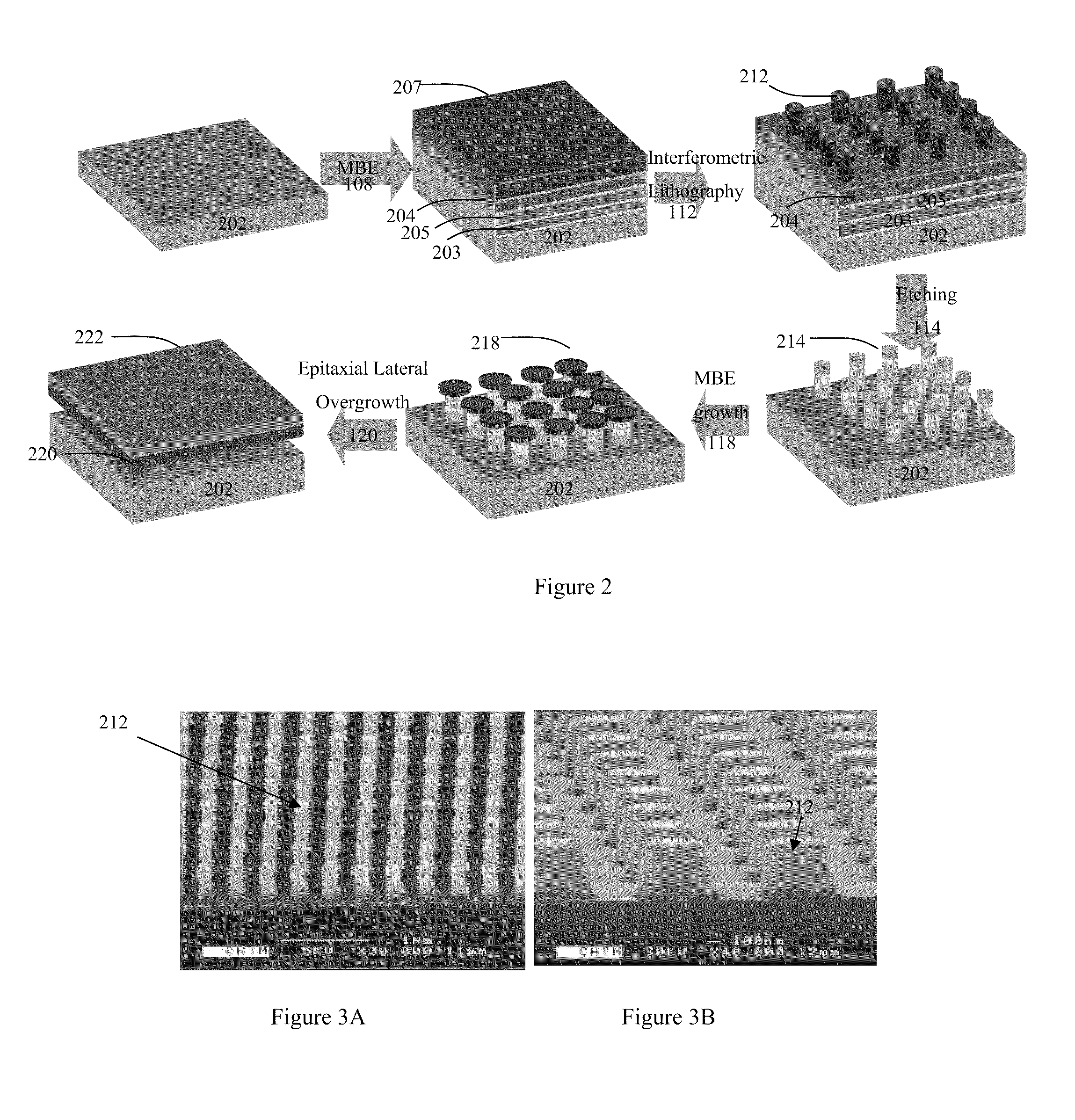 Nanostructures for dislocation blocking in group ii-vi semiconductor devices