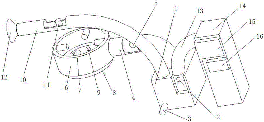 Portable chest drainage device for thoracic surgery department