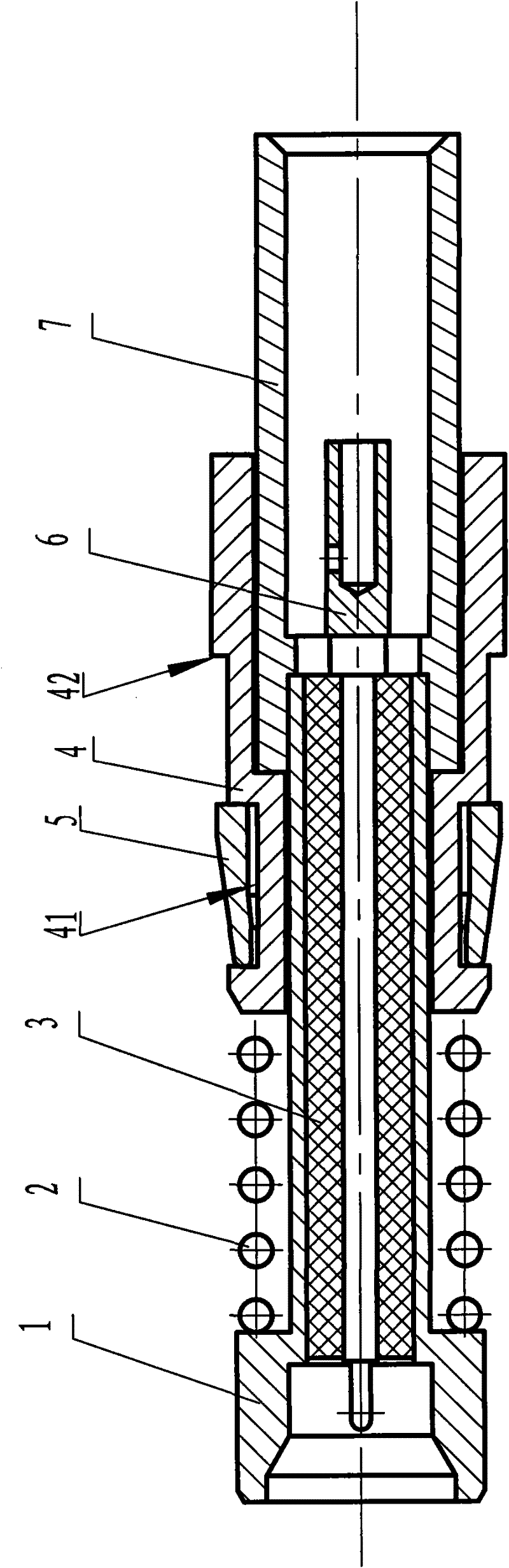 Floating signal contact element and electric connector using the same