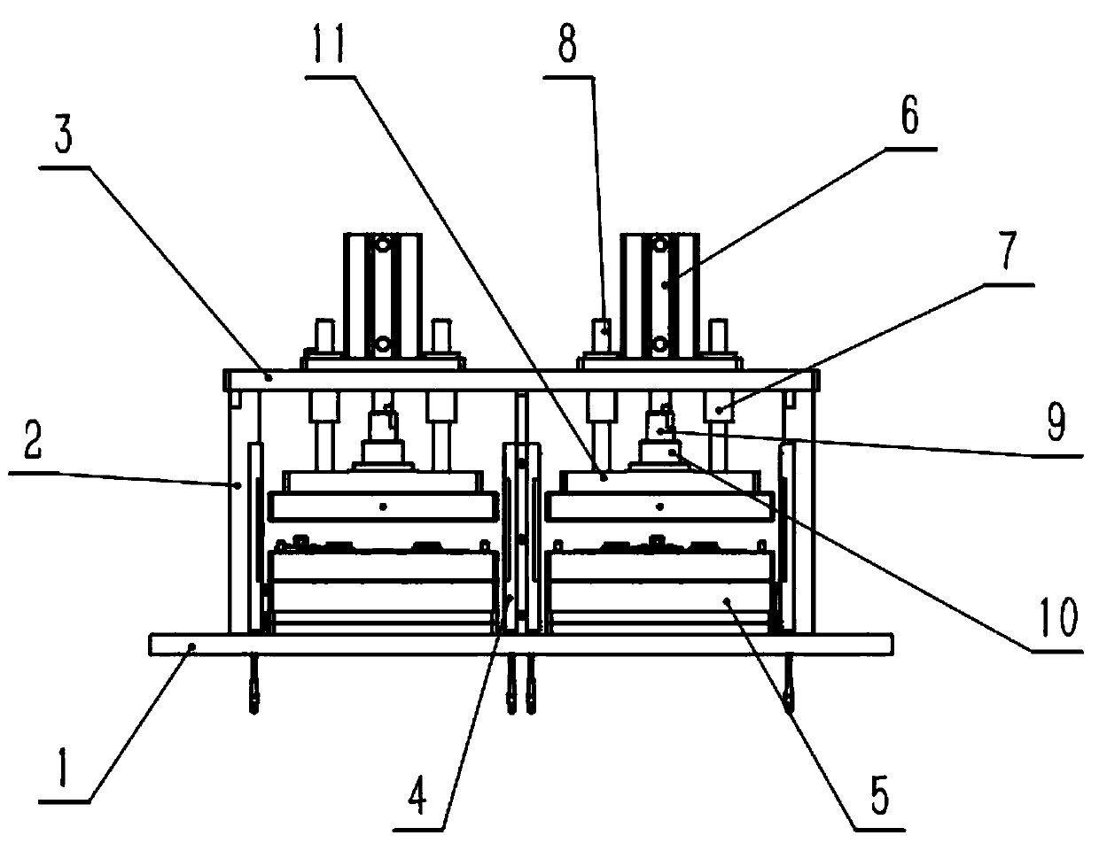 Double-station air tightness detecting device and method applied to top cover of lithium power battery