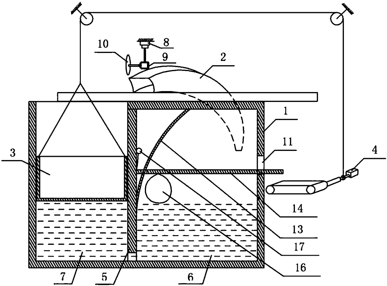 Building material cutting device