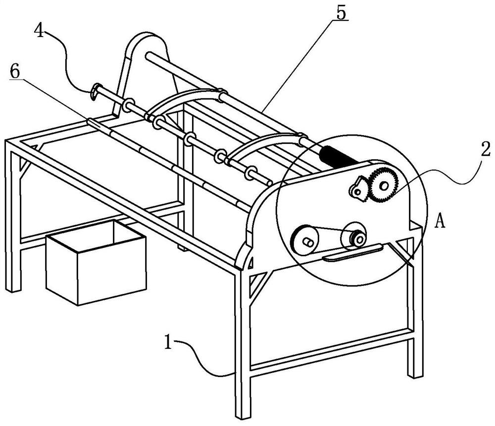 A cutting device for fireworks paper tube