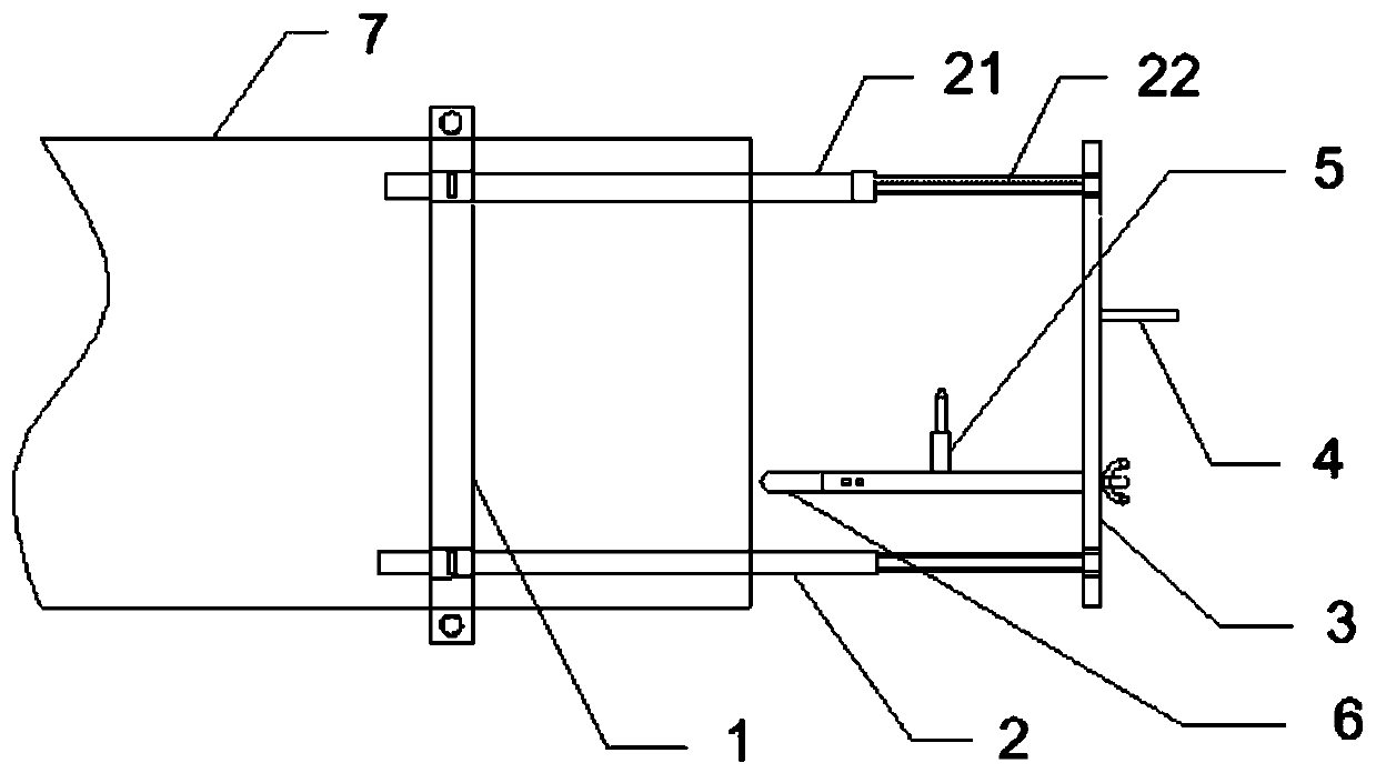 Sampling and thickness measuring device and method for wax deposits at different spatial positions in oil conveying pipeline