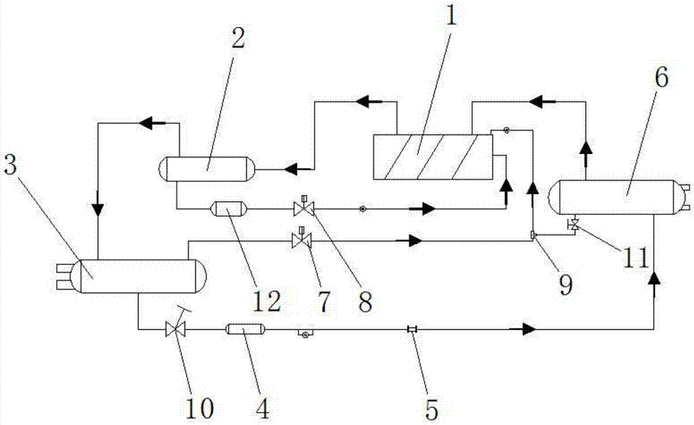 Two-side flow variable sewage source heat pump unit and operation method thereof