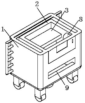 Vending machine with automatic thermal insulation device