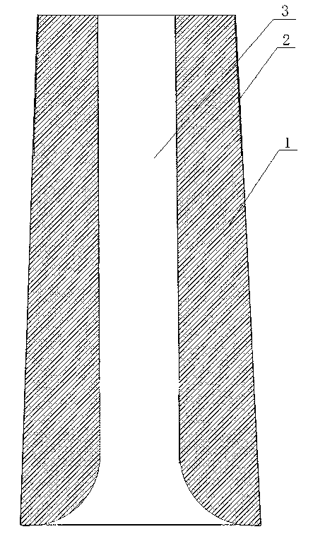 Zirconium oxide tundish pure zirconium water gap and manufacturing process thereof