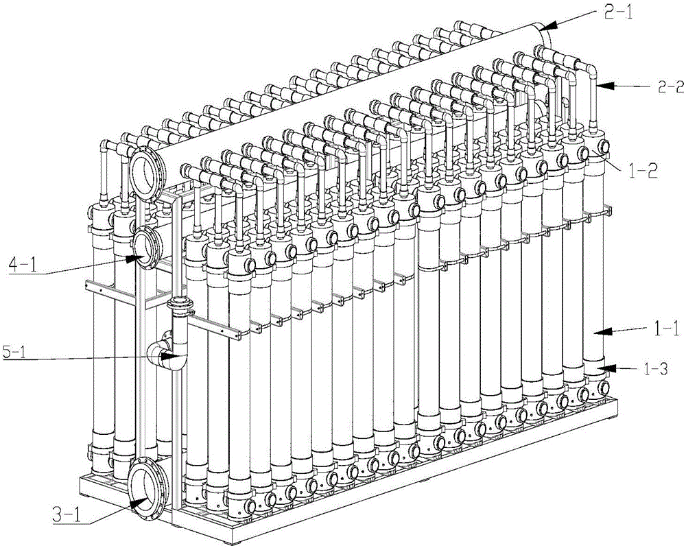 Highly integrated ultra-filtration membrane equipment